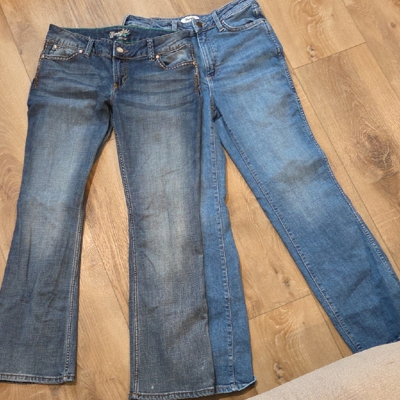 Wrangler Blue Denim Jeans - Picture 3 of 5